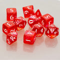 ECLIPSE® Acrylic RPG Dice Set (11ct) - Apple Red