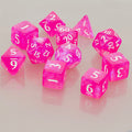 ECLIPSE® Acrylic RPG Dice Set (11ct) - Hot Pink