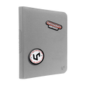 PATCHCRAFT™ Zippered 9-Pocket PRO-BINDER® Gray
