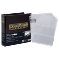 2" Black and Gold Foil Collectors Album with 9-Pocket Platinum Pages (50ct) for Trading Cards
