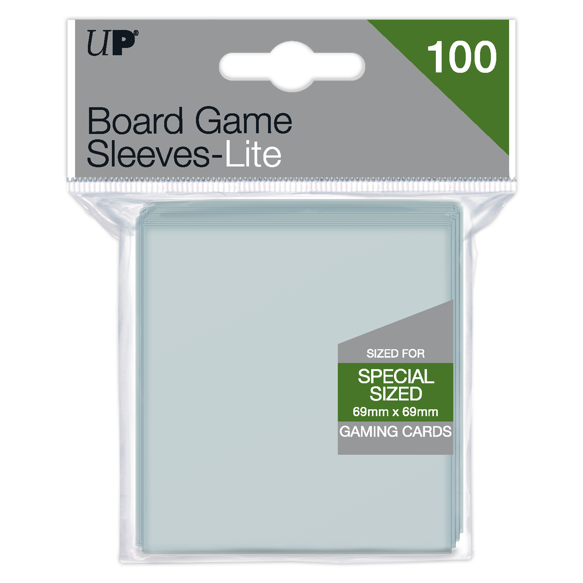 Special Sized Lite Board Game Sleeves (100ct) for 69mm x 69mm Cards