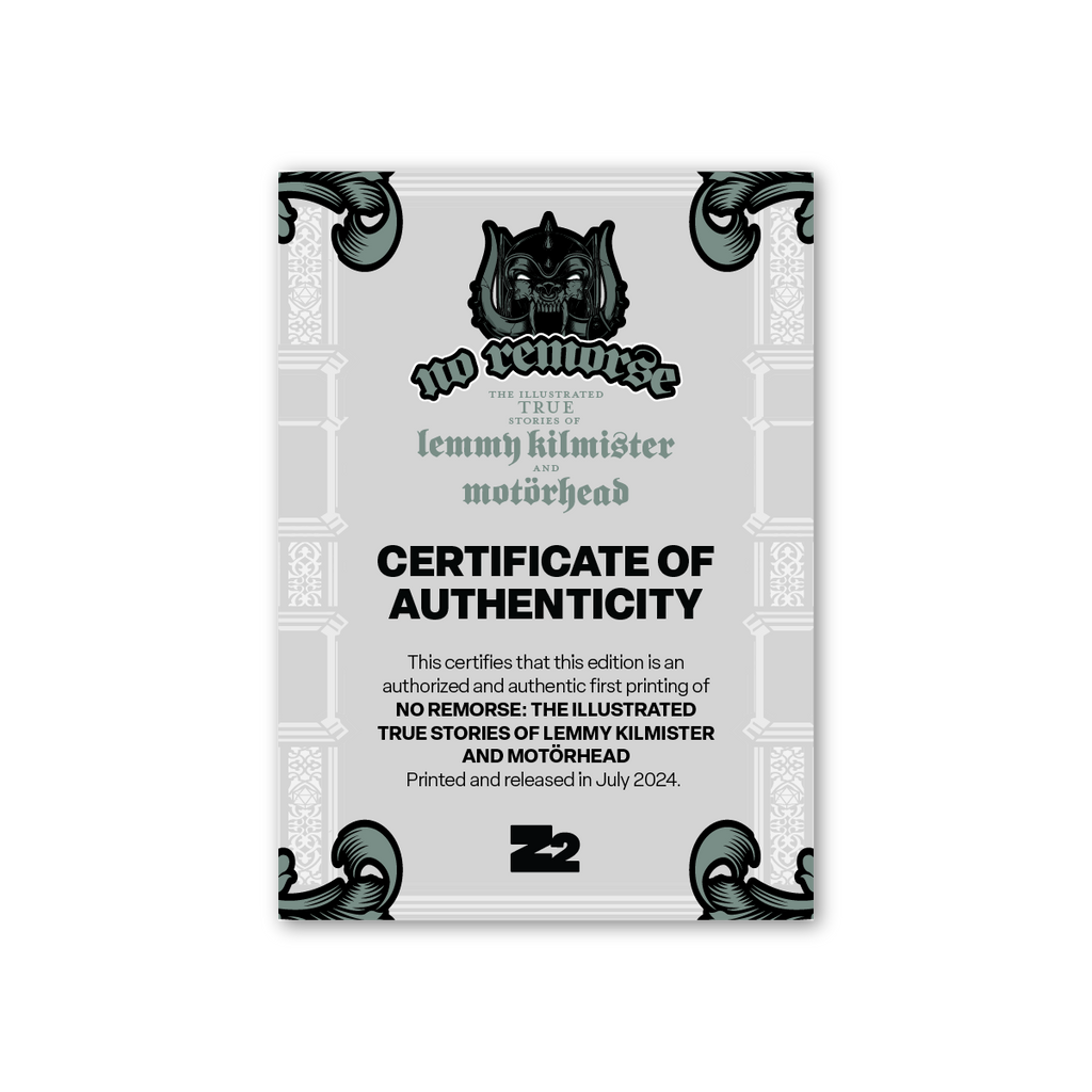 NO REMORSE: THE ILLUSTRATED TRUE STORIES OF LEMMY KILMISTER AND MOTÖRHEAD - DELUXE EDITION