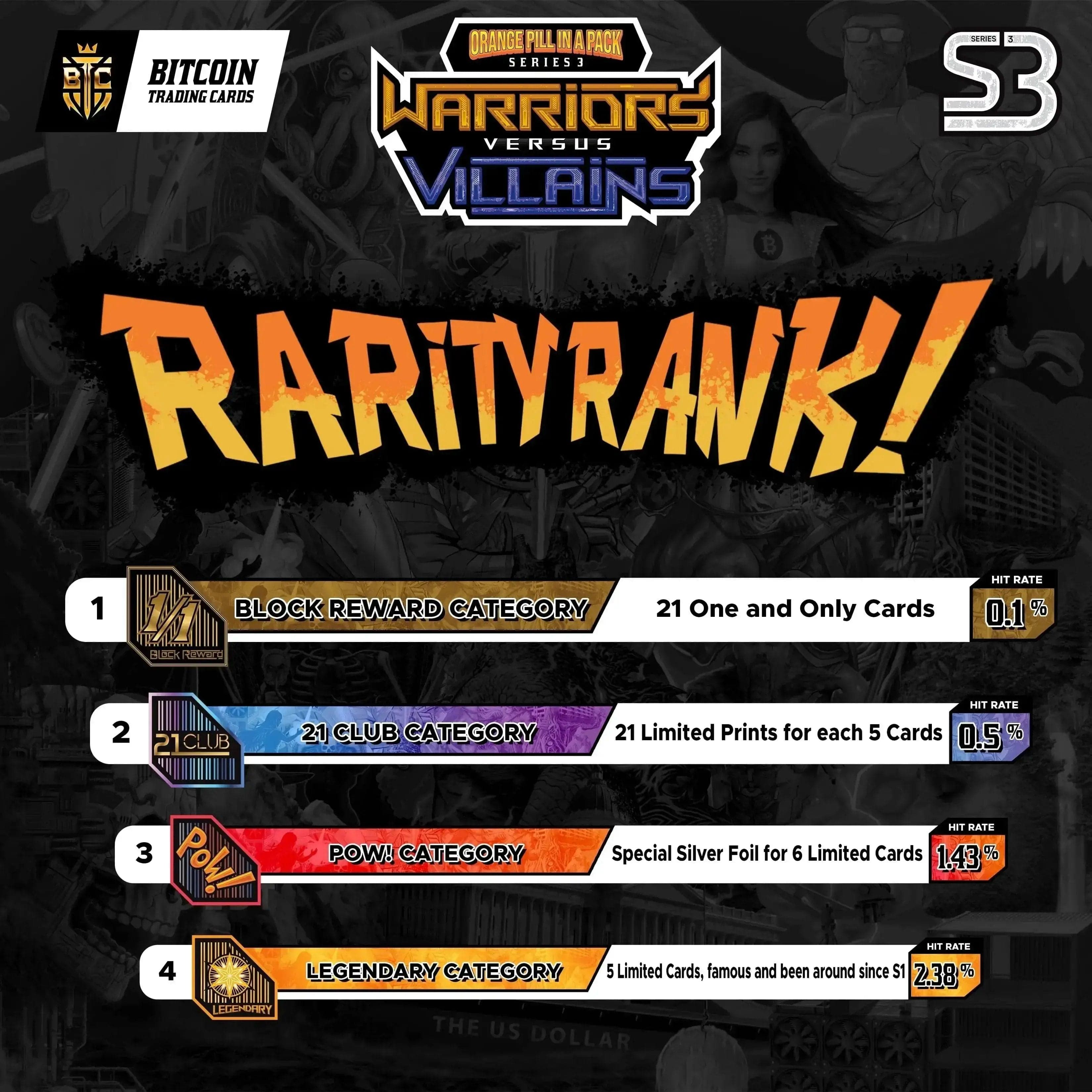 Case - OPP S3 Warriors vs Villains (8 Hobby Boxes)