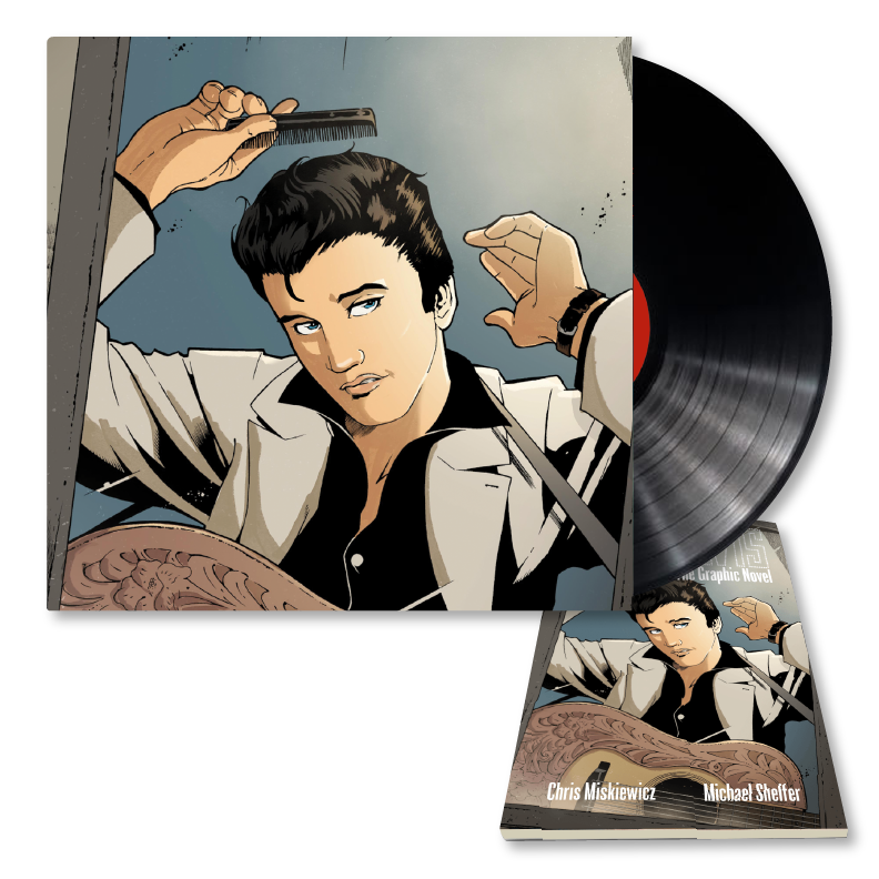 Elvis Presley (1956 Self-Titled Album) Limited Edition Picture Disc Vinyl LP & Book