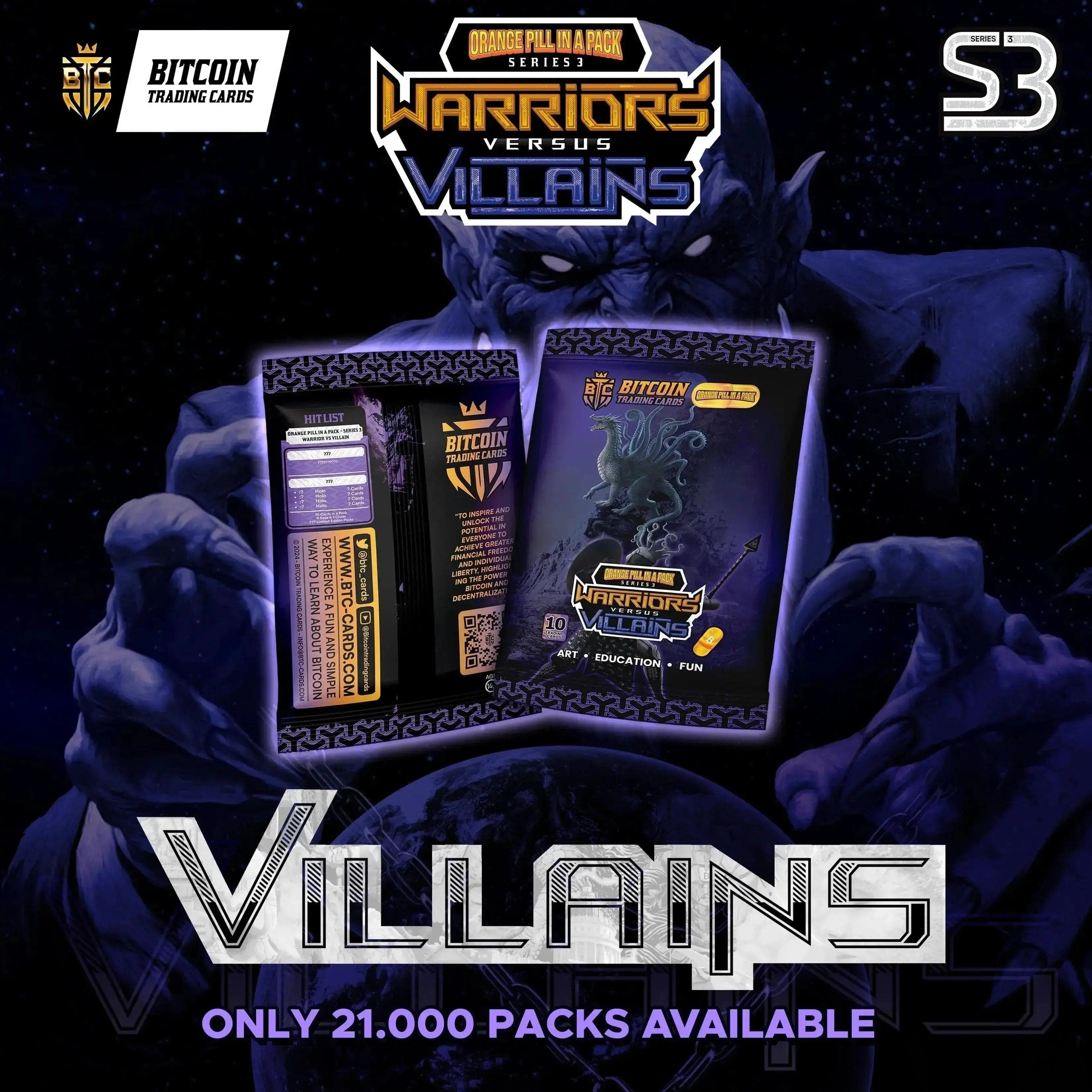 Pack - OPP S3 Warriors vs Villains